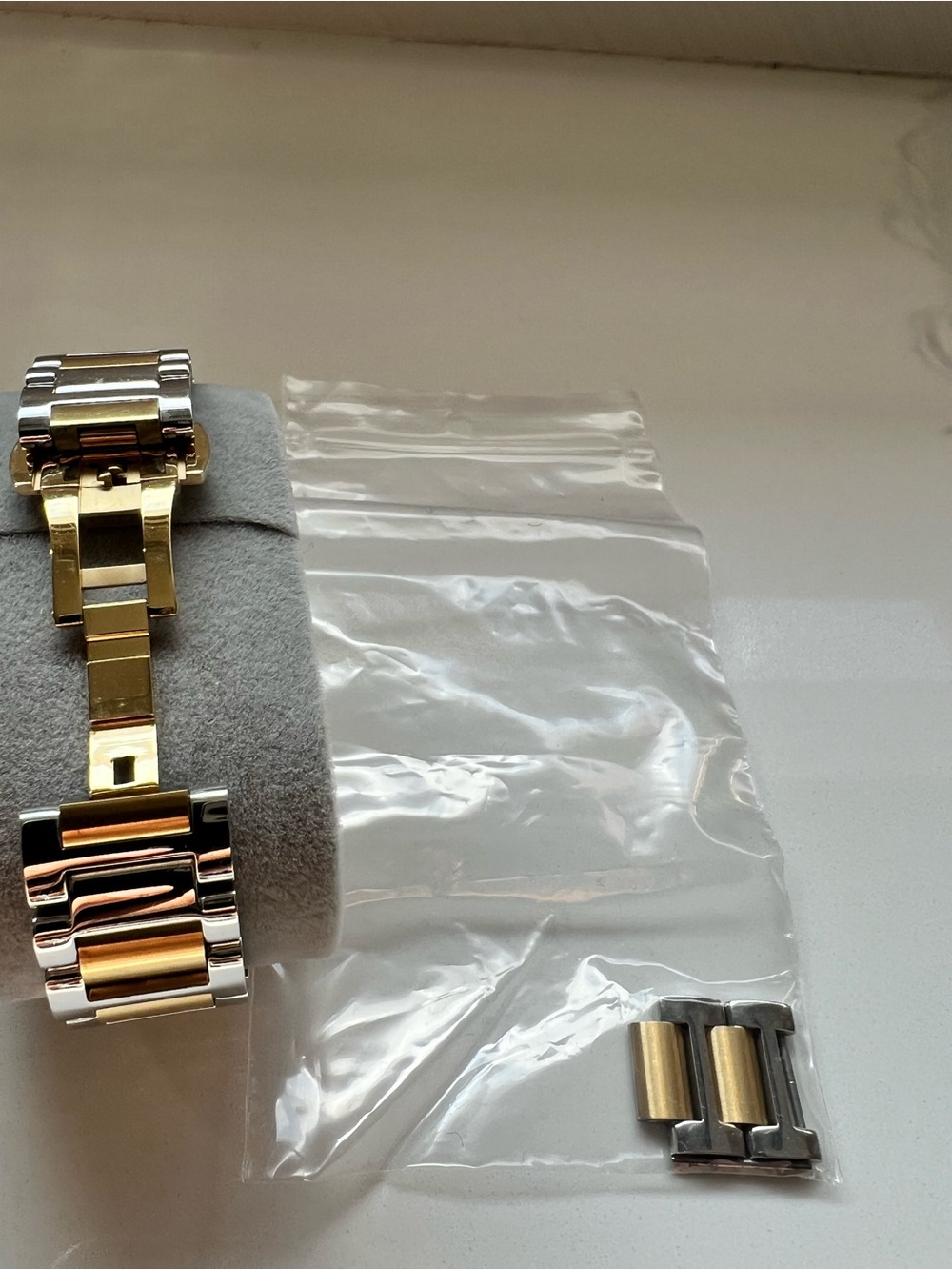 Movado Two-Tone Silver and Gold Museum Dial Watch - Picture 4 of 6